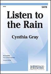 Listen to the Rain SATB choral sheet music cover